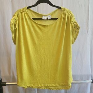 Joie Yellow Women's Blouse Top 068